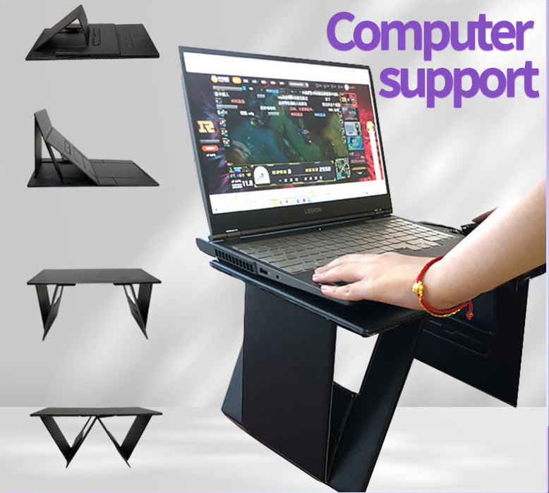 Foldable Laptop Stand — Portable Height-Adjustable Desk & Tablet Riser