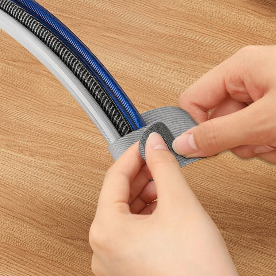Self-Adhesive Cable Routing Clips — Desk & Wall Wire Management Holder