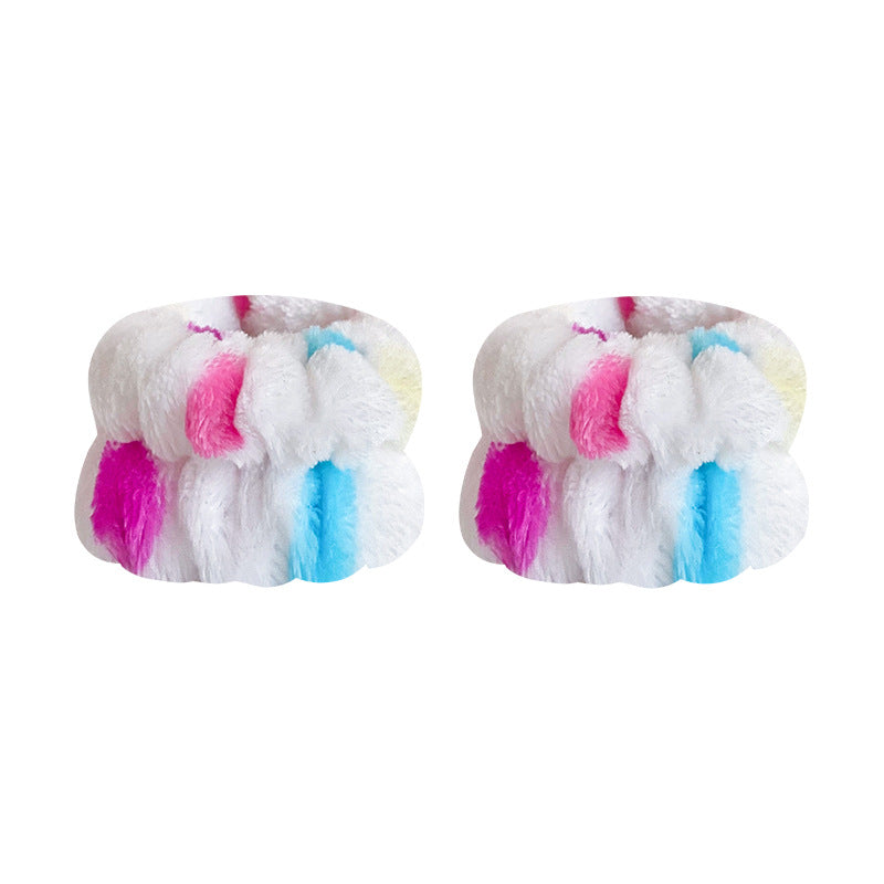 Plush Face-Wash Wrist Strap — Waterproof Cuff