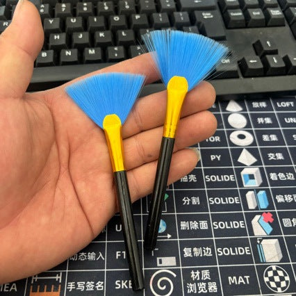 Keyboard Cleaning Brush Set — Fan Brush & Detail Brushes for Desk & Tech