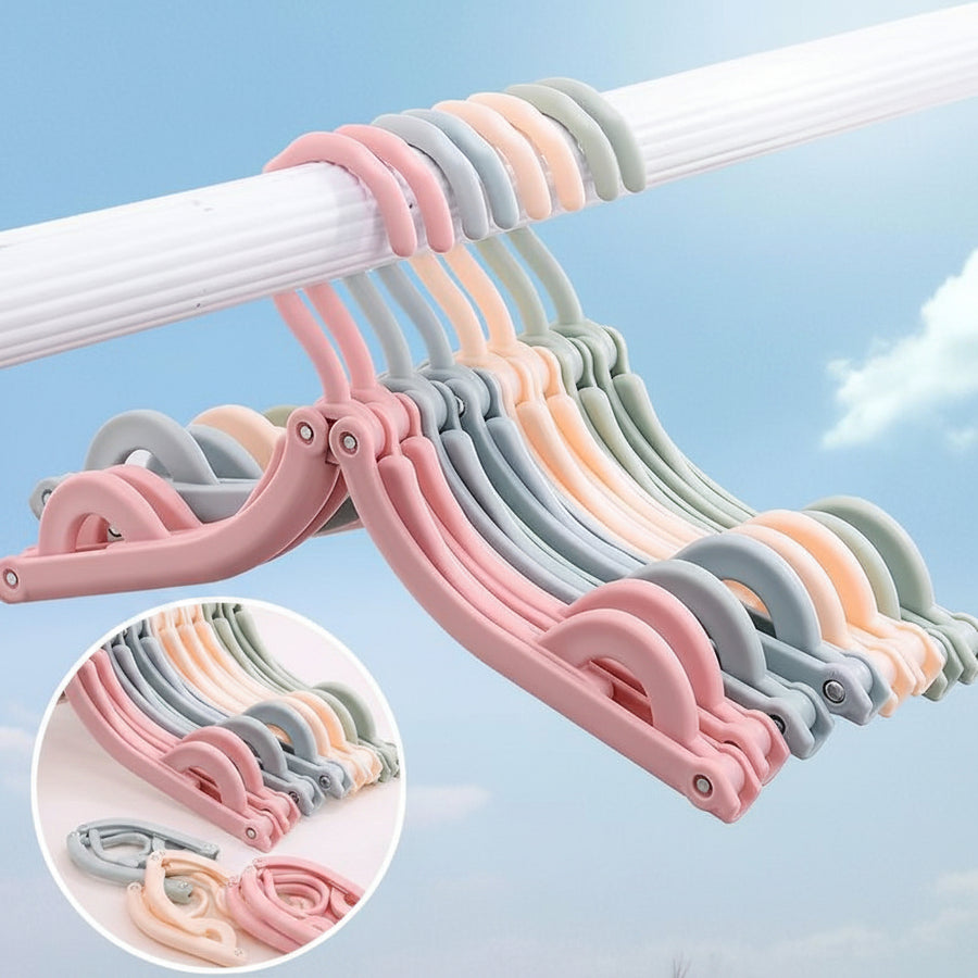 Foldable Travel Clothes Hanger — Portable Drying Rack