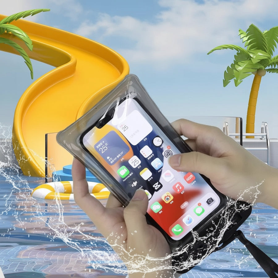 Waterproof Phone Pouch — Touchscreen Airbag Case