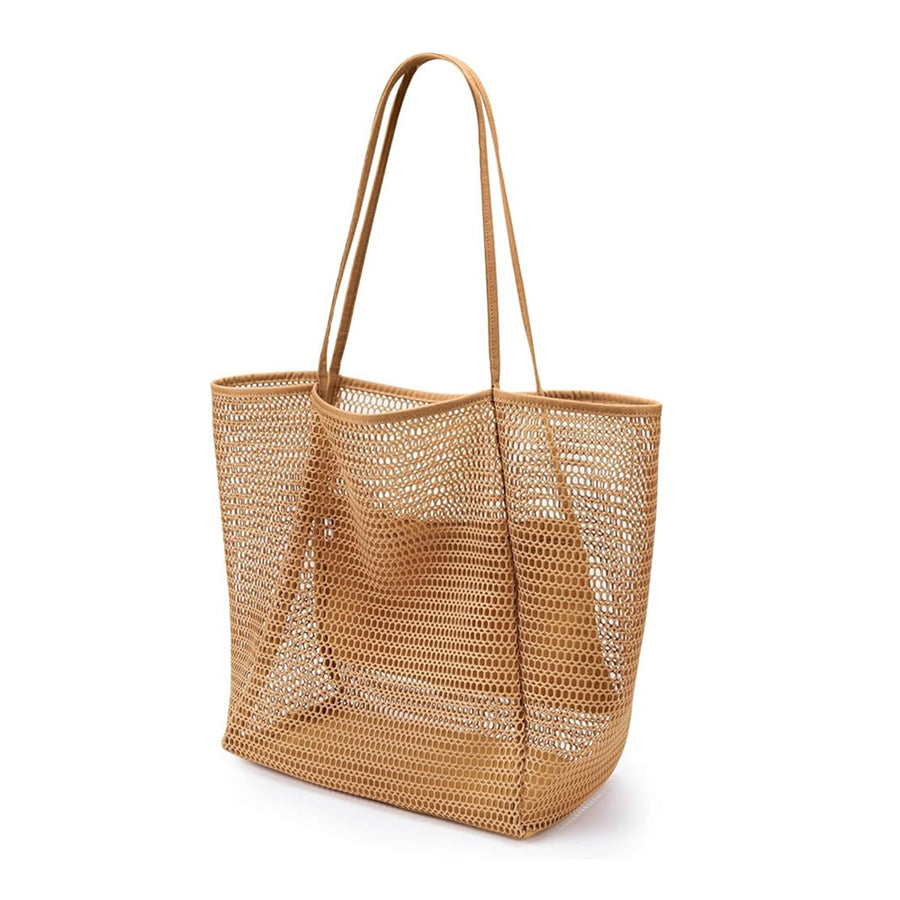 Foldable Mesh Beach Bag — Lightweight Holiday Tote