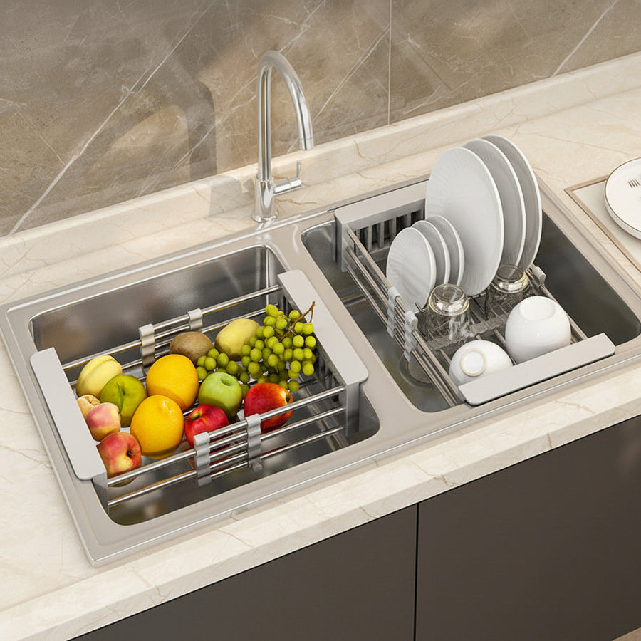 Extendable Sink Draining Basket