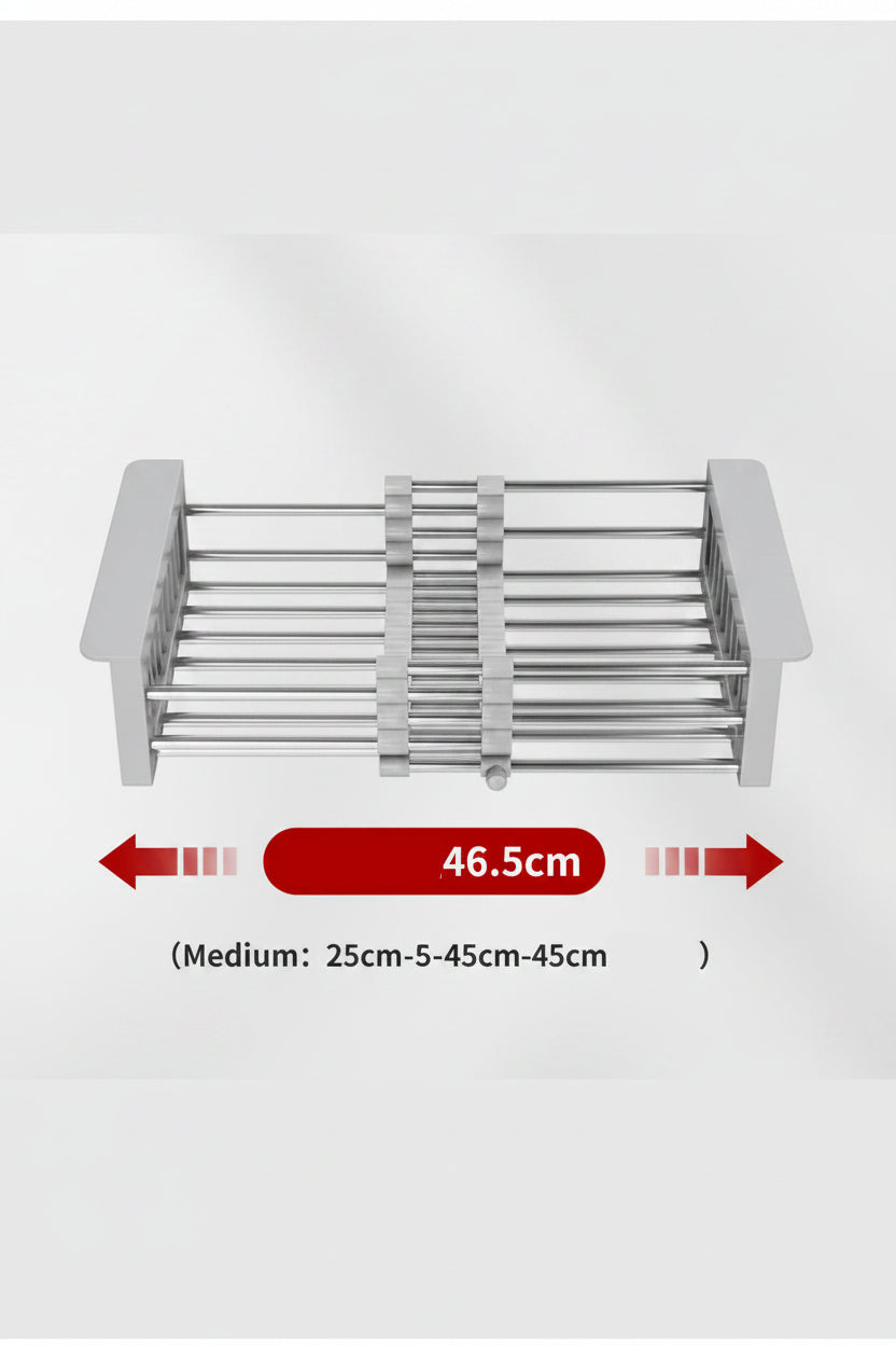 Extendable Sink Draining Basket