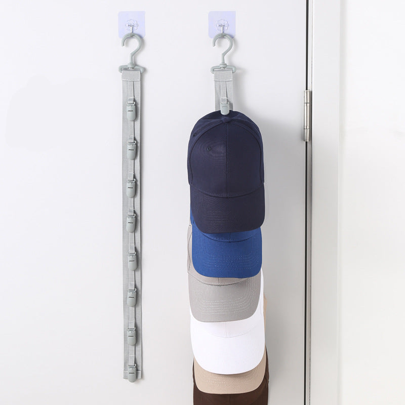 Wall-Mounted Hat & Cap Storage Organiser