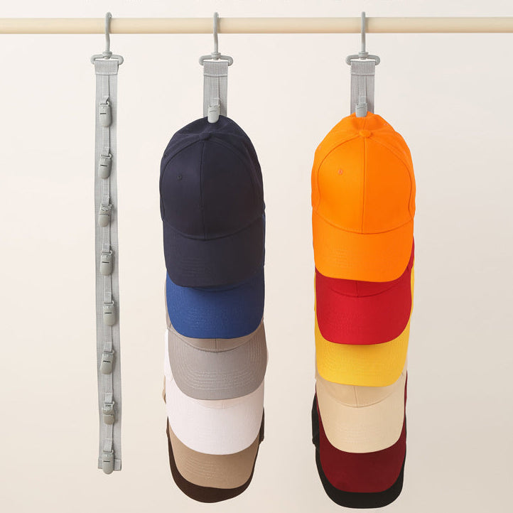 Wall-Mounted Hat & Cap Storage Organiser