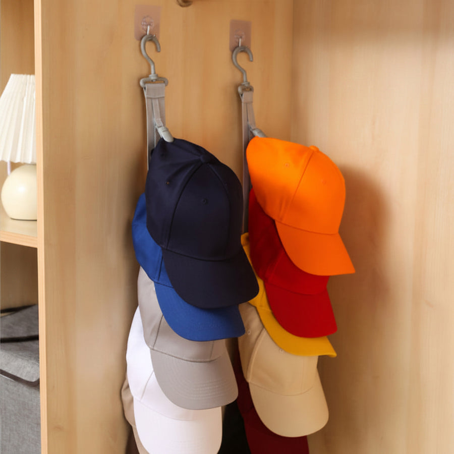 Wall-Mounted Hat & Cap Storage Organiser
