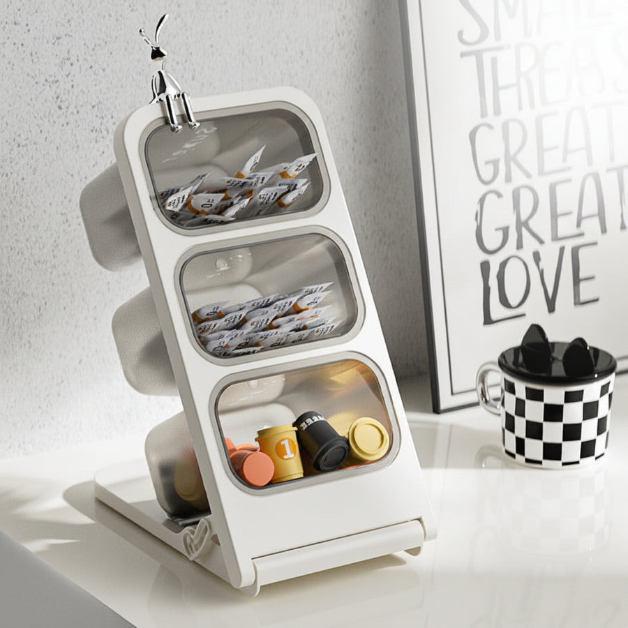 Desktop Tea & Coffee Storage Box