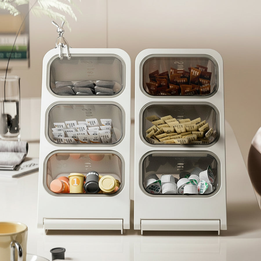 Desktop Tea & Coffee Storage Box