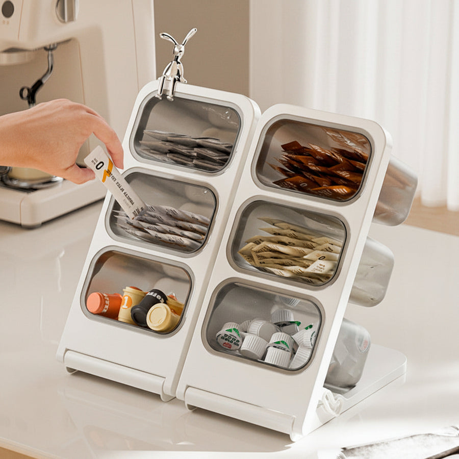 Desktop Tea & Coffee Storage Box
