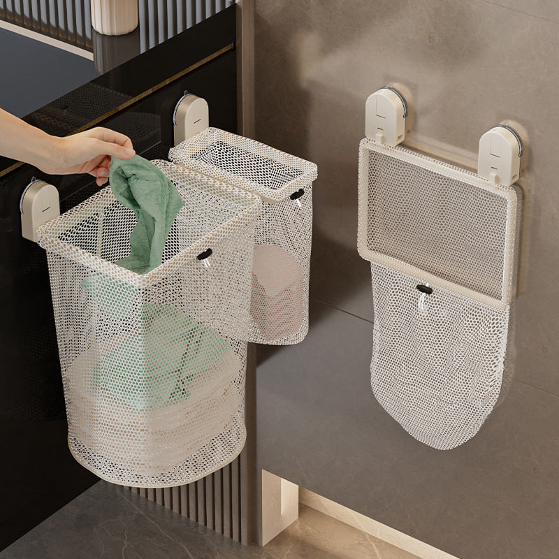 Wall-Mounted Foldable Laundry Basket