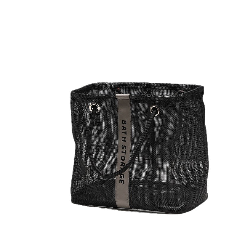 Mesh Bathroom Toiletry Bag — Portable Shower Caddy