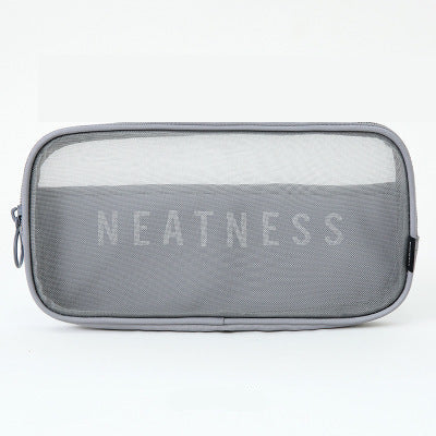 Nylon Mesh Organiser Pouch — Breathable Cosmetics, Tech & Travel Bag
