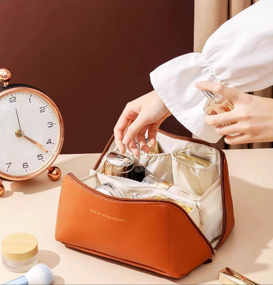 PU Travel Makeup Satchel