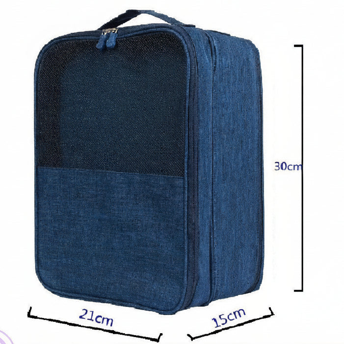 Travel Shoe Organiser — 3-Layer, Multiple Pairs