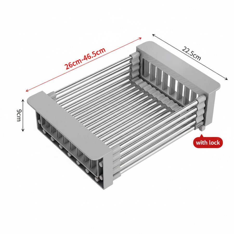 Extendable Sink Draining Basket