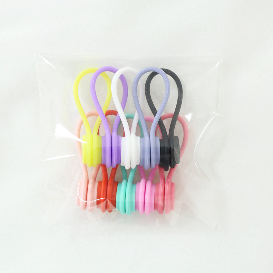 Silicone Cable Ties — Reusable Cable Organiser for Desk & Bag