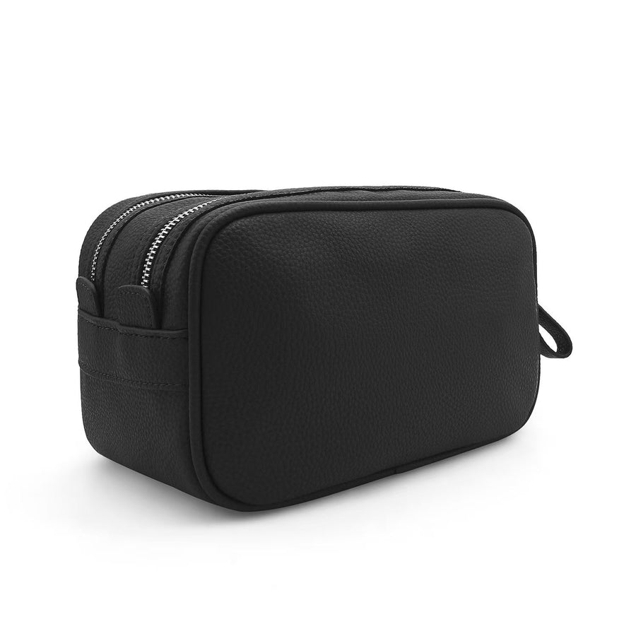 PU Leather Toiletry & Cosmetic Bag – Waterproof, Zip Close, 24×13×13cm