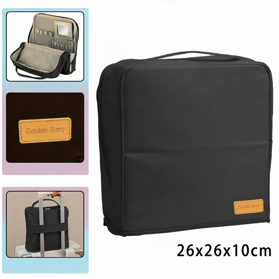 Travel Vanity Bag with Mirror — Organised Beauty On the Go