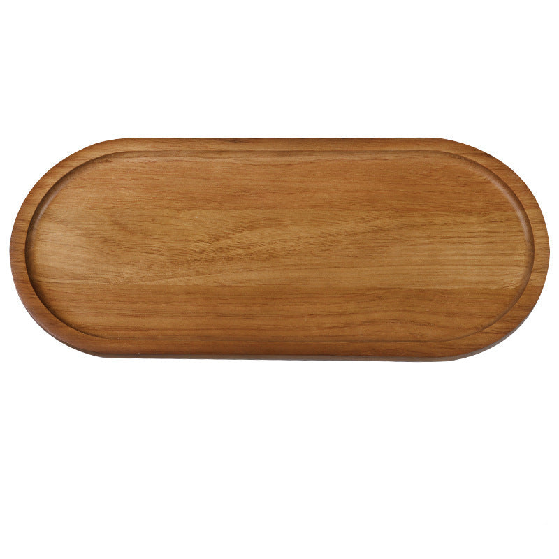 Acacia Wood Tray — Solid Wood Serving & Display Tray for Home & Desk