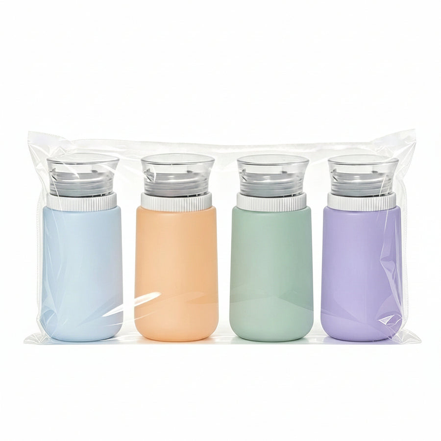 Silicone Refillable Travel Bottles – Sub-100ml, Food-Grade, Set or Single