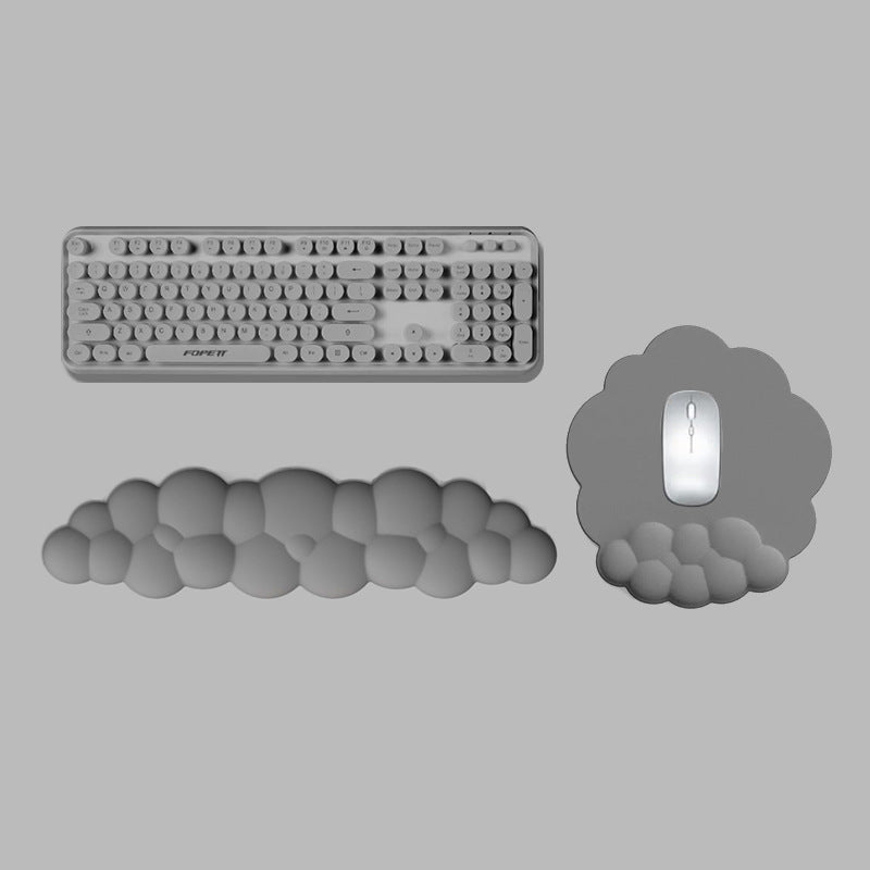 Memory Foam Wrist Rest — Cushioned Mouse Pad for Desk & Laptop