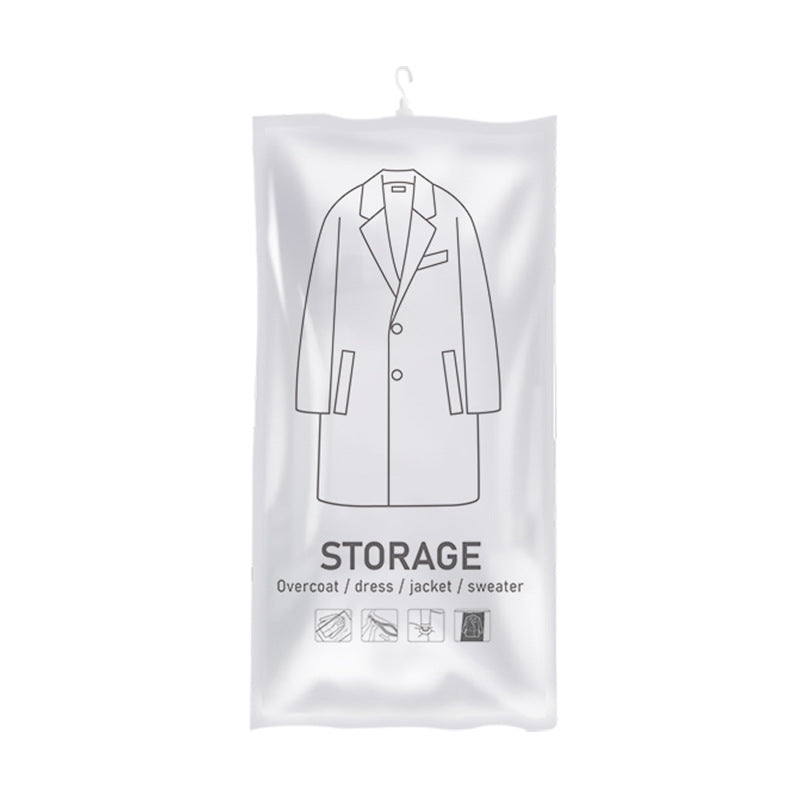 Hanging Vacuum Compression Bag — Wardrobe Rail Storage for Coats & Duvets