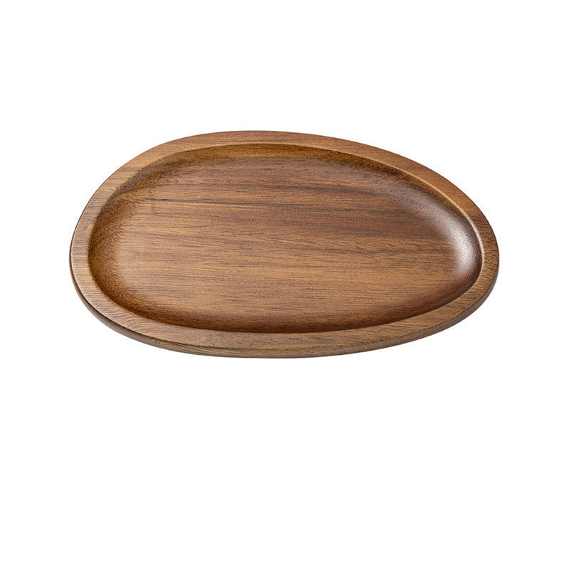 Acacia Wood Tray — Solid Wood Serving & Display Tray for Home & Desk
