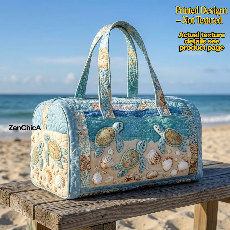 Quilted Weekend & Gym Bag — Compact Travel Bag for Short Trips