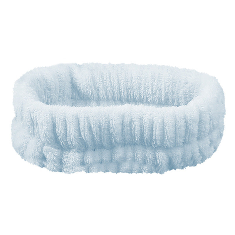 Plush Face Wash Hair Band & Wrist Strap – Absorbent, Quick-Dry Skincare Accessories