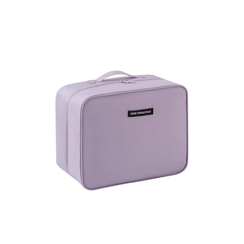 Folding Travel Shoe Bag — Double Layer, Two Pairs