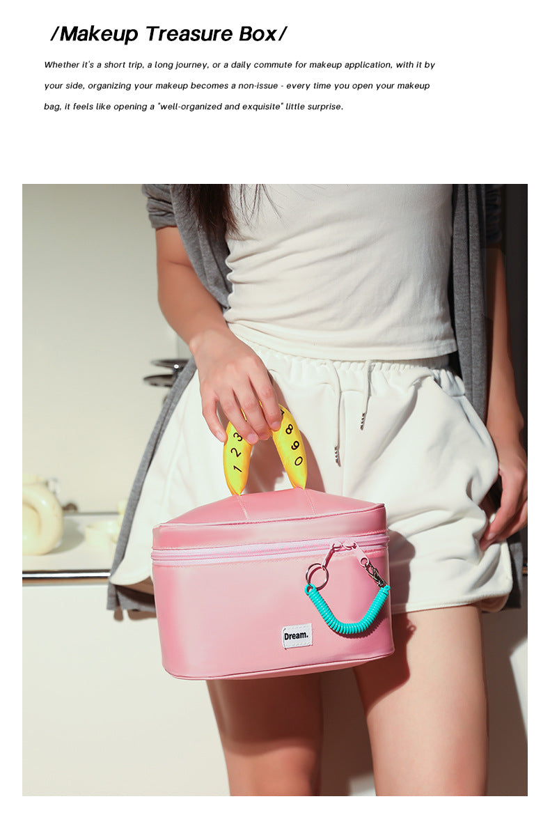 Lightweight House-Shape Toiletry Pouch