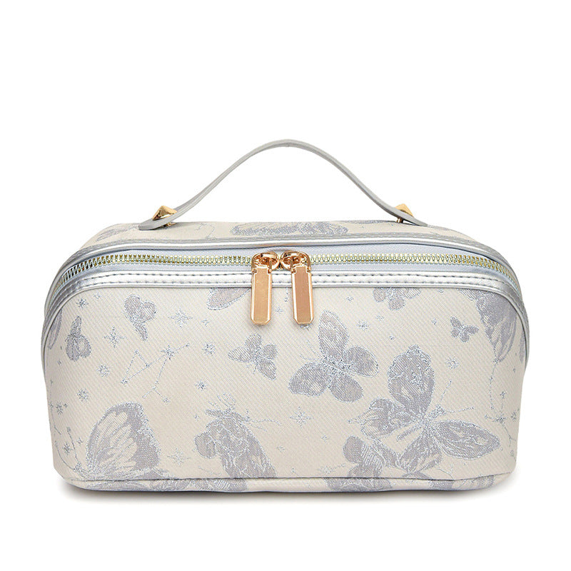 Embroidered Travel Toiletry Pouch