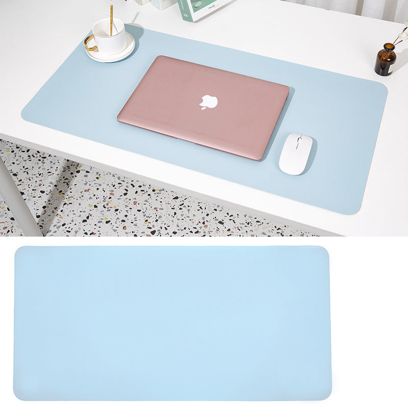 PU Leather Desk Mat — Oversized Keyboard & Mouse Surface Protector