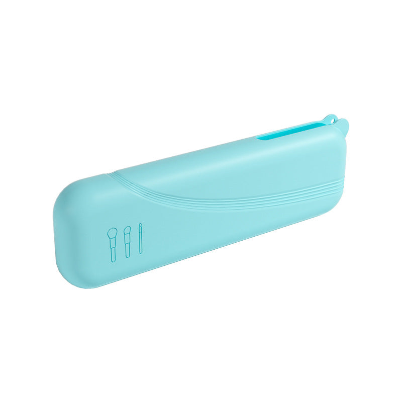 Silicone Makeup Brush Bag – Waterproof, Dustproof, Travel-Ready