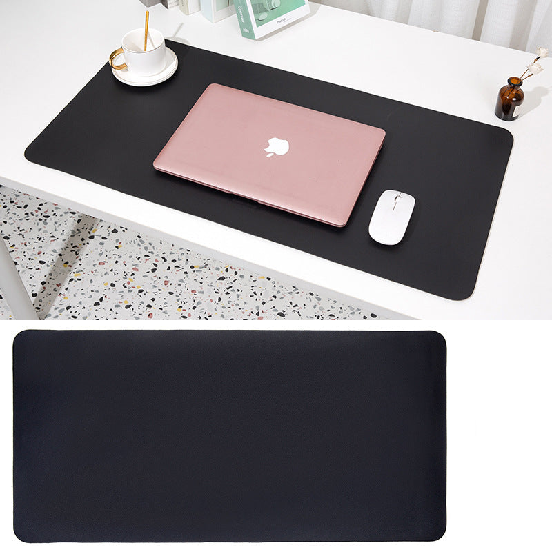 PU Leather Desk Mat — Oversized Keyboard & Mouse Surface Protector