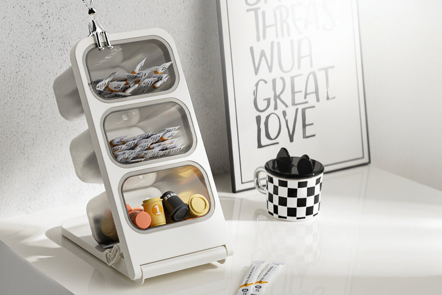Desktop Tea & Coffee Storage Box