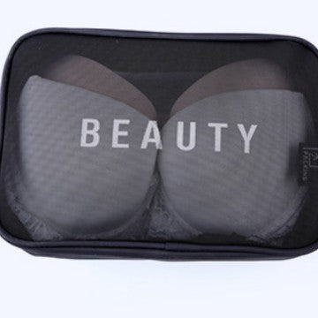 Nylon Mesh Organiser Pouch — Breathable Cosmetics, Tech & Travel Bag