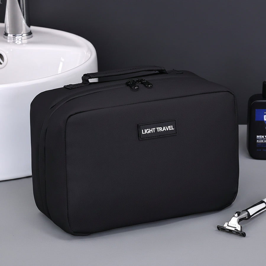 Accordion Travel Wash Bag with Wet-Dry Sections