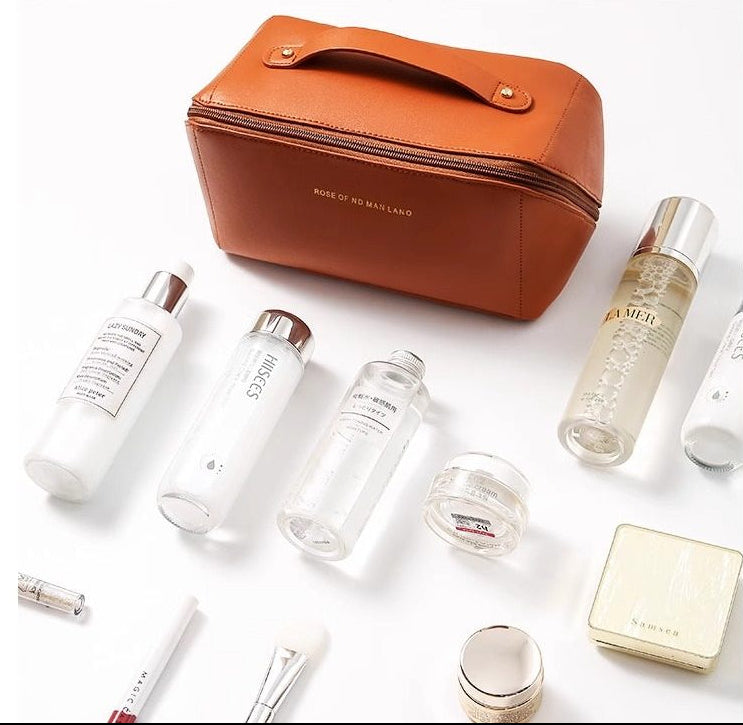PU Travel Makeup Satchel