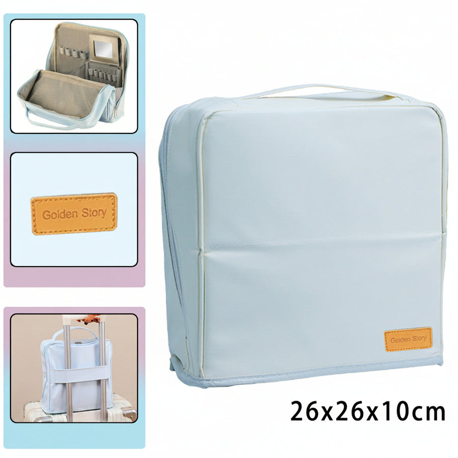 Travel Vanity Bag with Mirror — Organised Beauty On the Go