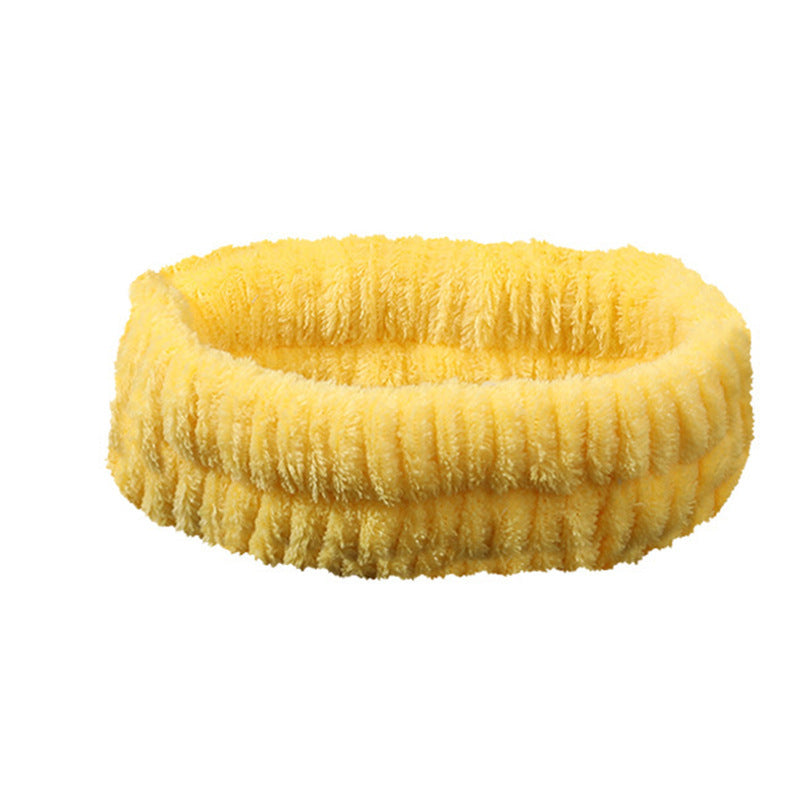 Plush Face Wash Hair Band & Wrist Strap – Absorbent, Quick-Dry Skincare Accessories