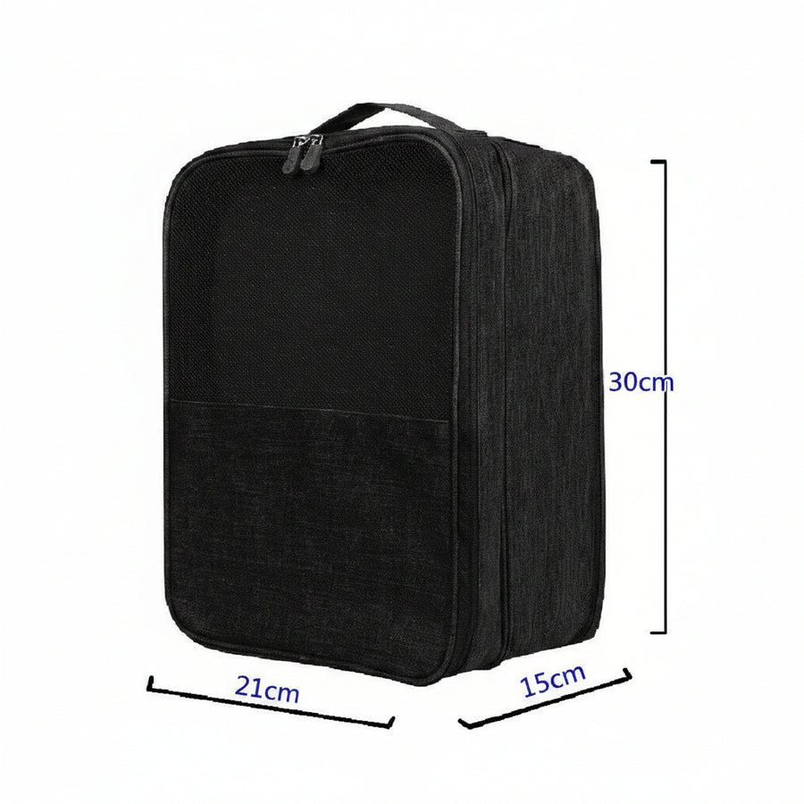 Travel Shoe Organiser — 3-Layer, Multiple Pairs