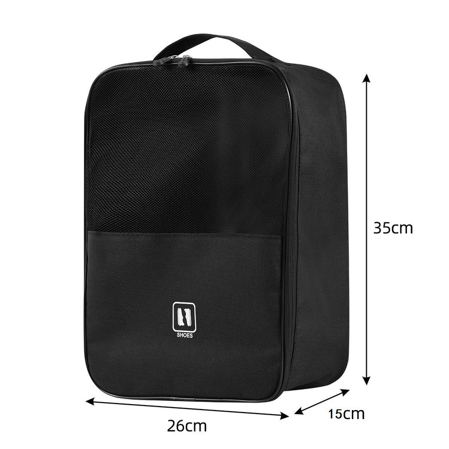 Travel Shoe Organiser — 3-Layer, Multiple Pairs