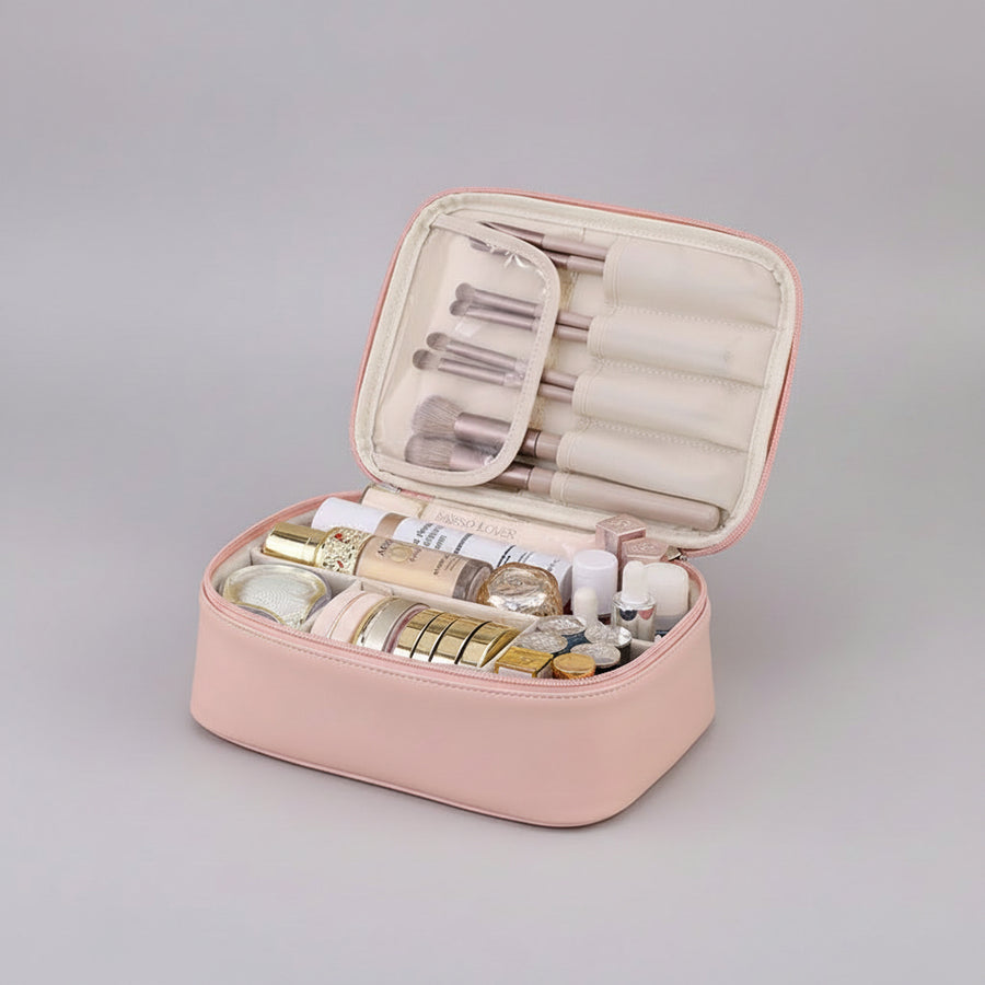 Partitioned Travel Toiletry & Wash Bag