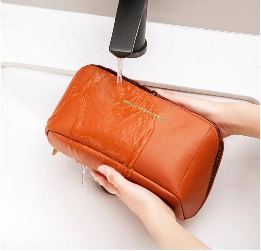 PU Travel Makeup Satchel