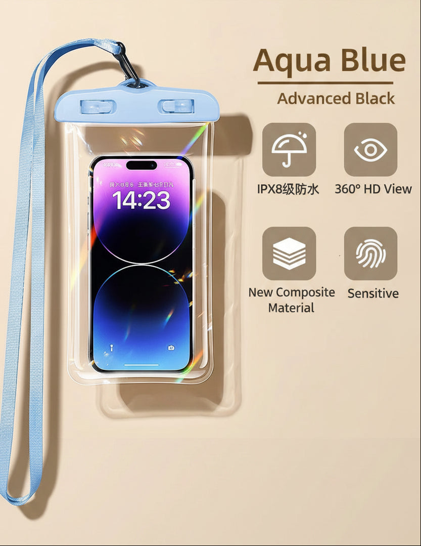 Waterproof Phone Pouch — Touchscreen Airbag Case