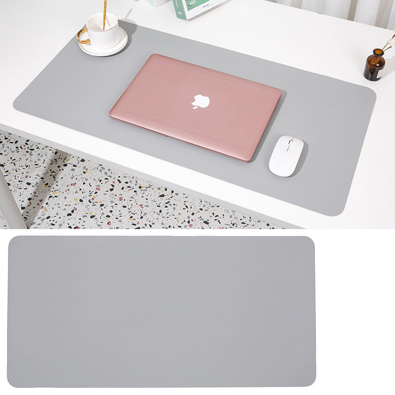 PU Leather Desk Mat — Oversized Keyboard & Mouse Surface Protector