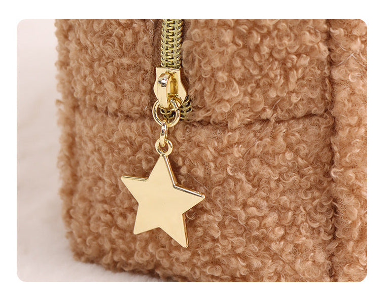 Soft Plush Everyday Cosmetic Pouch